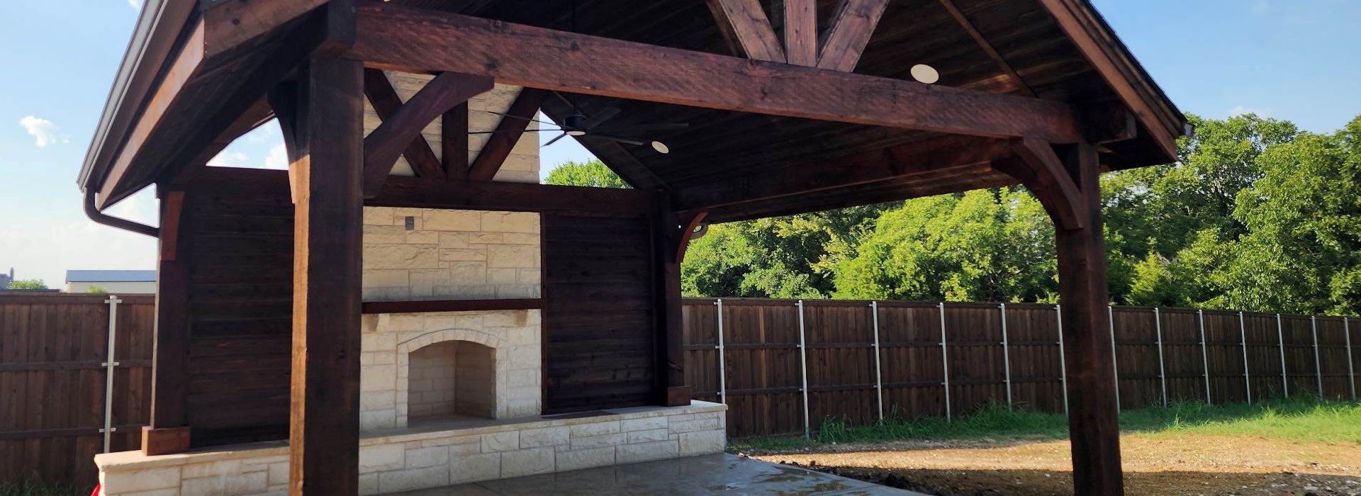 Outdoor Fireplace Area
