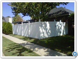 Vinyl fence 1