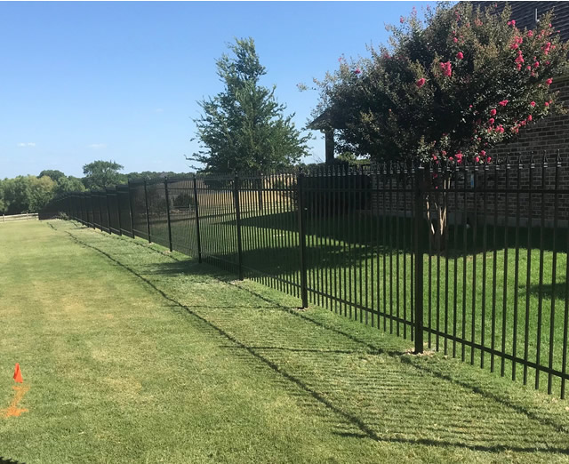 Wrought iron fencing in Texas