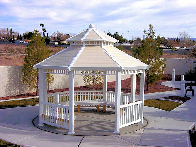 Vinyl gazebos in Texas