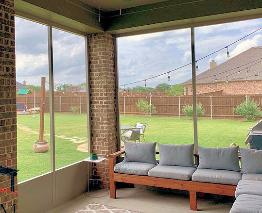 Screen rooms in Texas